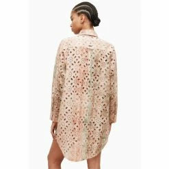 All Saints AllSaints Inez Marea Green Shirt Dress -AllSaints shop unnamed file 2055