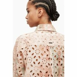 All Saints AllSaints Inez Marea Green Shirt Dress -AllSaints shop unnamed file 2058