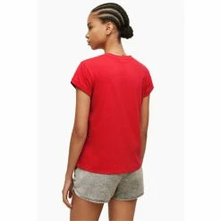 All Saints AllSaints Red Lula Anna T-Shirt -AllSaints shop unnamed file 206