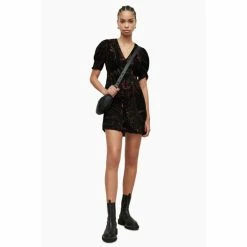 All Saints AllSaints Demi Laur Black Dress -AllSaints shop unnamed file 2069