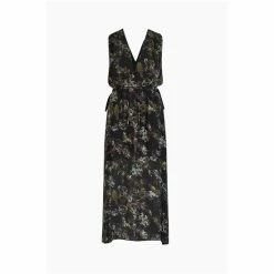 All Saints AllSaints Maia Viola Black Dress -AllSaints shop unnamed file 2092