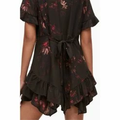 All Saints AllSaints Brown Frankie Nila Dress -AllSaints shop unnamed file 2099