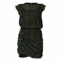 All Saints AllSaints Green Hali Tamora Dress -AllSaints shop unnamed file 2115