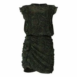 All Saints AllSaints Green Hali Tamora Dress -AllSaints shop unnamed file 2116