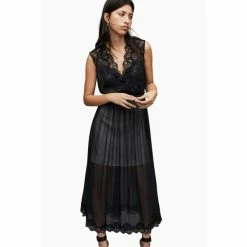 All Saints AllSaints Sara Black Dress -AllSaints shop unnamed file 2147