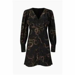 All Saints AllSaints Green Auden Tempest Dress -AllSaints shop unnamed file 2159