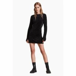 All Saints AllSaints Sparkle Black Dress -AllSaints shop unnamed file 2166