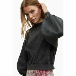 All Saints Grey Tayla T-Shirt -AllSaints shop unnamed file 22