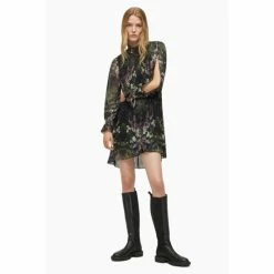 All Saints AllSaints Black Cora Ophelia Dress -AllSaints shop unnamed file 2200