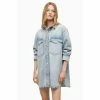 All Saints AllSaints Natural Lily Shacket Dress