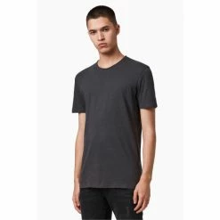 All Saints Black Figure Short-Sleeve Crew T-Shirt -AllSaints shop unnamed file 221