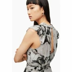 All Saints AllSaints Caylan Iris White Dress -AllSaints shop unnamed file 2217