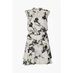 All Saints AllSaints Caylan Iris White Dress -AllSaints shop unnamed file 2218
