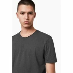 All Saints Black Figure Short-Sleeve Crew T-Shirt -AllSaints shop unnamed file 222