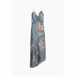 All Saints AllSaints Alexia Kuroyuri Blue Dress -AllSaints shop unnamed file 2239