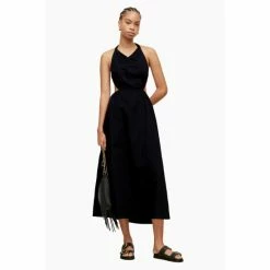 All Saints AllSaints Ludo Black Dress