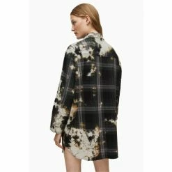 All Saints AllSaints Lily Check Black Shacket -AllSaints shop unnamed file 2251