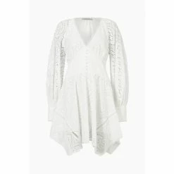All Saints AllSaints Irina White Broderie Dress -AllSaints shop unnamed file 2270