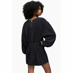 All Saints AllSaints Harlow Black Denim Dress 3 All Saints AllSaints Harlow Black Denim Dress -AllSaints shop unnamed file 2275