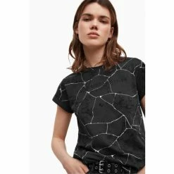 All Saints AllSaints Black Buruberu Anna T-Shirt -AllSaints shop unnamed file 230