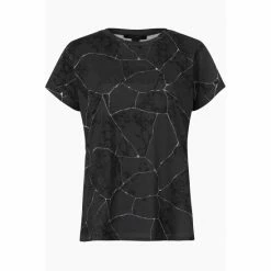All Saints AllSaints Black Buruberu Anna T-Shirt -AllSaints shop unnamed file 231