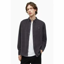 All Saints Grey Eno Shirt