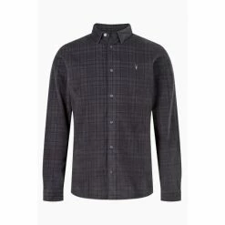 All Saints Grey Eno Shirt -AllSaints shop unnamed file 2358
