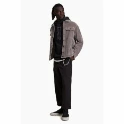 All Saints AllSaints Grey Castleford Shirt -AllSaints shop unnamed file 2382