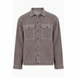 All Saints AllSaints Grey Castleford Shirt -AllSaints shop unnamed file 2385