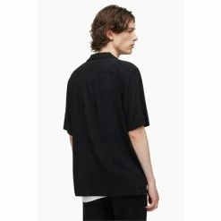 All Saints AllSaints Venice Black Ss Shirt -AllSaints shop unnamed file 2388