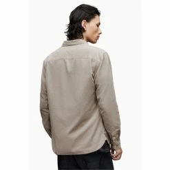 All Saints AllSaints Natural Birchwood Ls Shirt -AllSaints shop unnamed file 2404