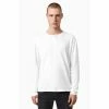 All Saints White Figure Long-Sleeve Henley T-Shirt