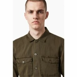 All Saints AllSaints Green Spotter Ls Shirt -AllSaints shop unnamed file 2412