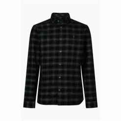 All Saints AllSaints Eastburn Black Shirt -AllSaints shop unnamed file 2424