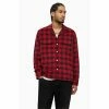 All Saints AllSaints Red Beyond Long-Sleeved Shirt