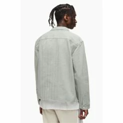 All Saints AllSaints Green Stockton Shirt -AllSaints shop unnamed file 2475