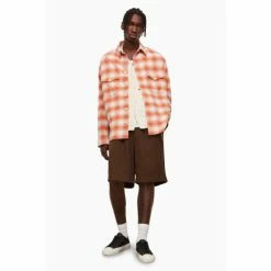 All Saints AllSaints White Shimo Long Sleeve Shirt -AllSaints shop unnamed file 2564