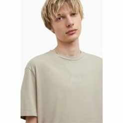 All Saints AllSaints Grey Refract Short Sleeve Crew Shirt 4 All Saints AllSaints Grey Refract Short Sleeve Crew Shirt -AllSaints shop unnamed file 2572