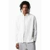 All Saints AllSaints White Lovell Long Sleeve Shirt