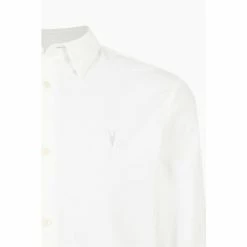 All Saints AllSaints White Lovell Long Sleeve Shirt 6 All Saints AllSaints White Lovell Long Sleeve Shirt -AllSaints shop unnamed file 2593