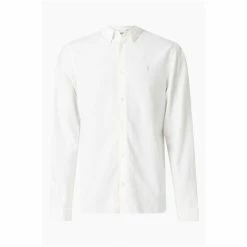 All Saints AllSaints White Lovell Long Sleeve Shirt 7 All Saints AllSaints White Lovell Long Sleeve Shirt -AllSaints shop unnamed file 2594