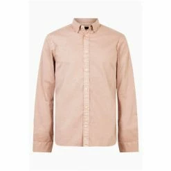 All Saints AllSaints Pink Hawthorne Long Sleeve Shirt -AllSaints shop unnamed file 2601