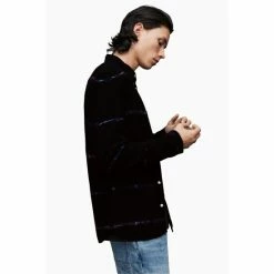 All Saints AllSaints Blue Claverack Long Sleeve Shirt -AllSaints shop unnamed file 2604