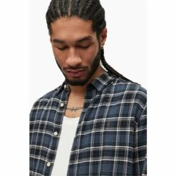 All Saints AllSaints Mettah Grey Long Sleeve Shirt -AllSaints shop unnamed file 2613