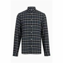 All Saints AllSaints Mettah Grey Long Sleeve Shirt -AllSaints shop unnamed file 2616