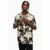 All Saints AllSaints Giardino Black Short Sleeve Shirt
