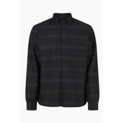 All Saints AllSaints Black Newhalen Ls Shirt -AllSaints shop unnamed file 2637
