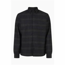 All Saints AllSaints Black Newhalen Ls Shirt -AllSaints shop unnamed file 2638