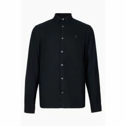 All Saints AllSaints Blue Hemlock Long Sleeve Shirt