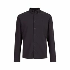 All Saints AllSaints Black Lovell Ls Shirt -AllSaints shop unnamed file 2653